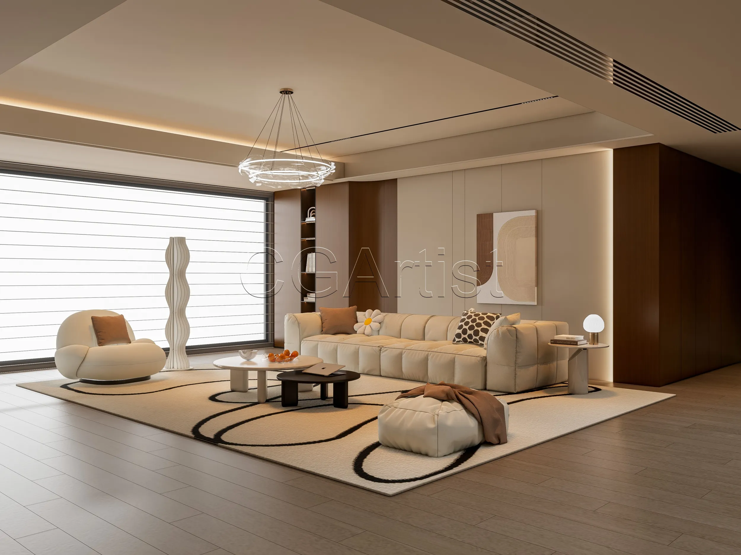 Living room 10 3D Model .c4d .max .obj .3ds .fbx .stl .blend 