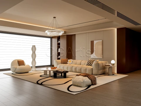 Sala de estar 10 Modelo 3D