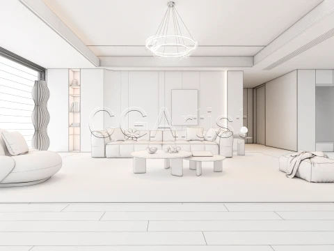 Living room 10 3D Model