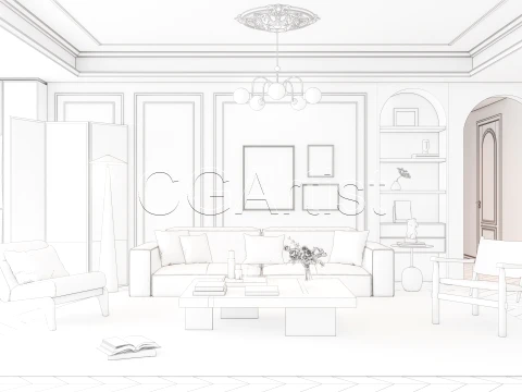 Living room 15 3D Model
