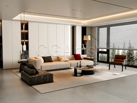 Living room 17 3D Model