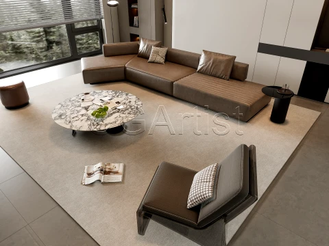 Living room 24 3D Model
