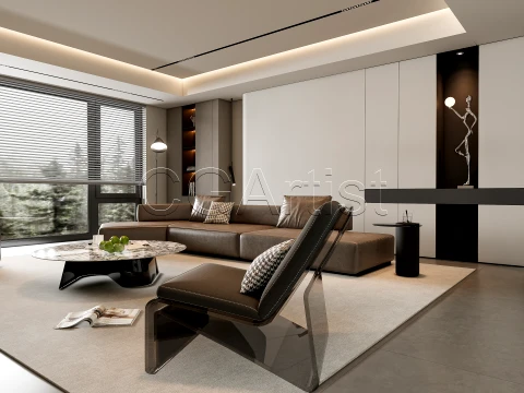 Living room 24 3D Model