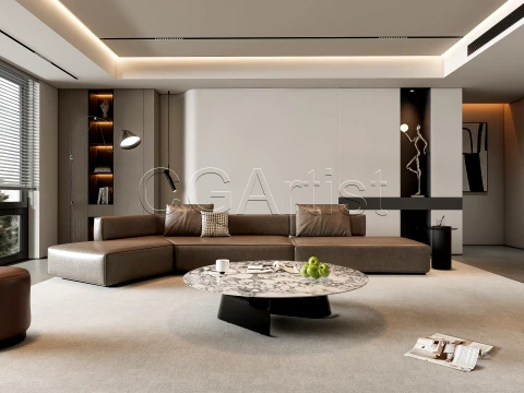 Living room 24 3D Model