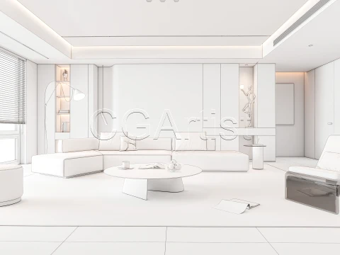Living room 24 3D Model