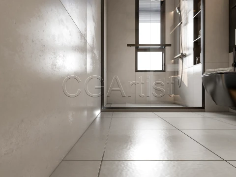 Modern bathroom 3 3D Model