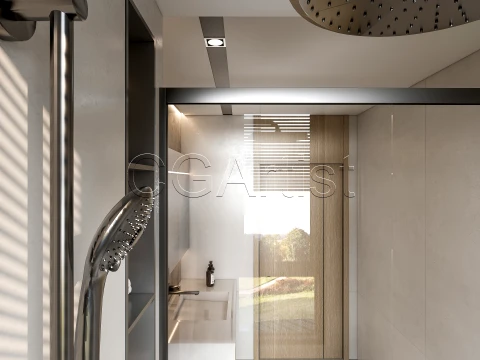 Modern bathroom 3 3D Model