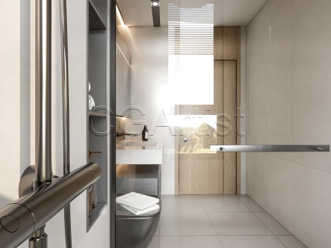 Modern bathroom 3 3D Model