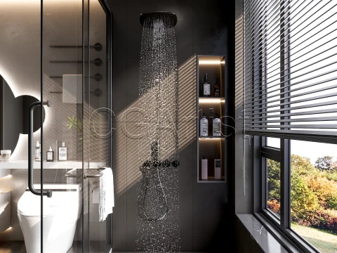 Modern bathroom 4 3D Model