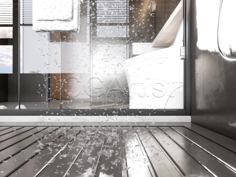 Modern bathroom 4 3D Model