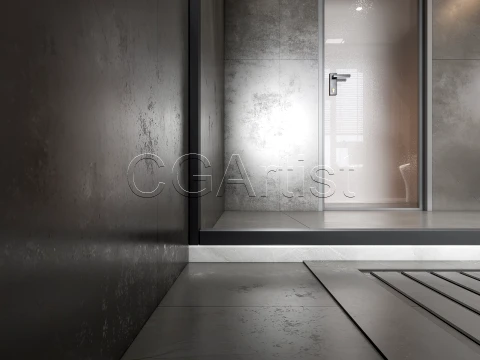 Modern bathroom 4 3D Model