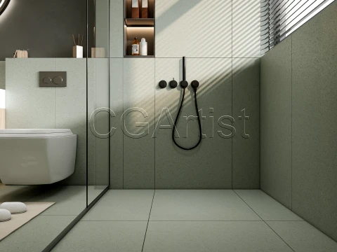 Modern bathroom 5 3D Model