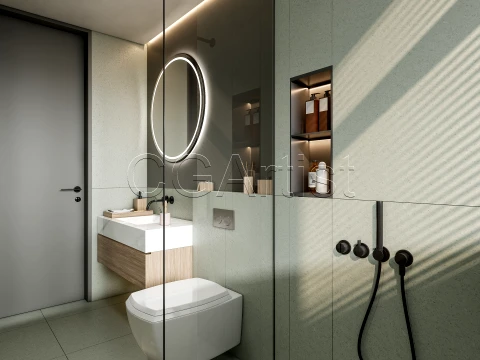 Modern bathroom 5 3D Model