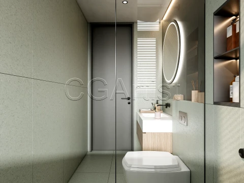 Modern bathroom 5 3D Model