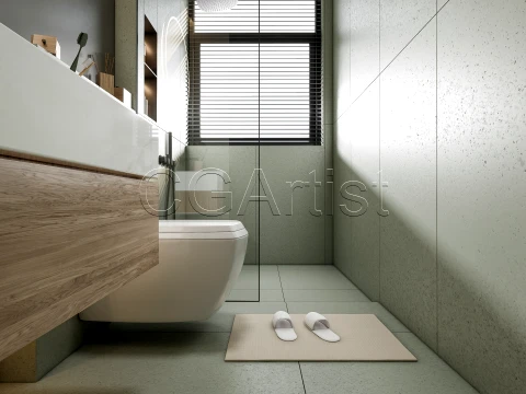 Modern bathroom 5 3D Model