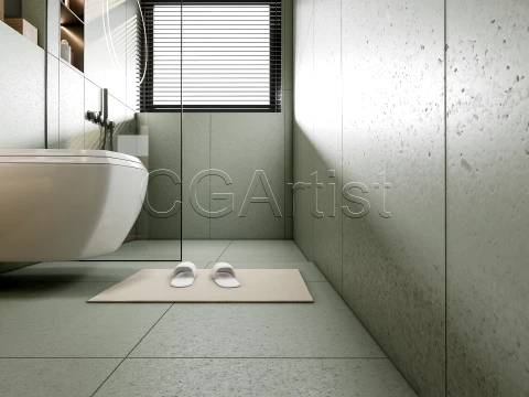 Modern bathroom 5 3D Model