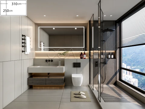 Modern bathroom 7 3D Model