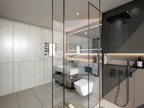 Modern bathroom 7 3D Model