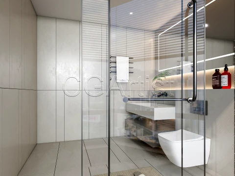 Modern bathroom 7 3D Model
