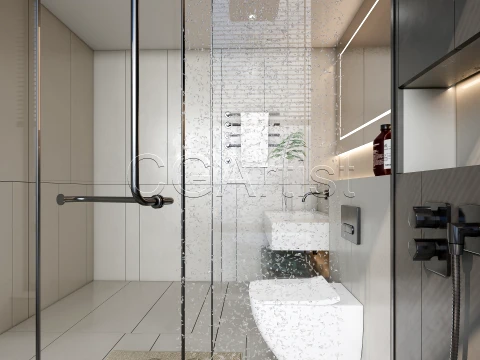 Modern bathroom 7 3D Model