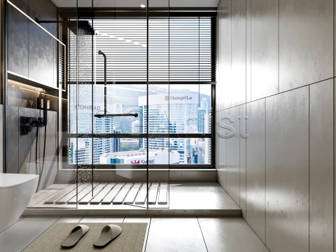 Modern bathroom 7 3D Model