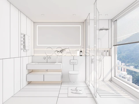 Modern bathroom 7 3D Model
