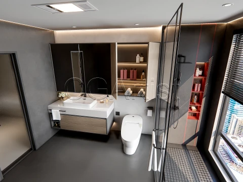Modern bathroom 8 3D Model