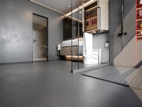 Modern bathroom 8 3D Model