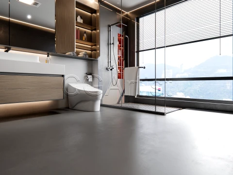 Modern bathroom 8 3D Model
