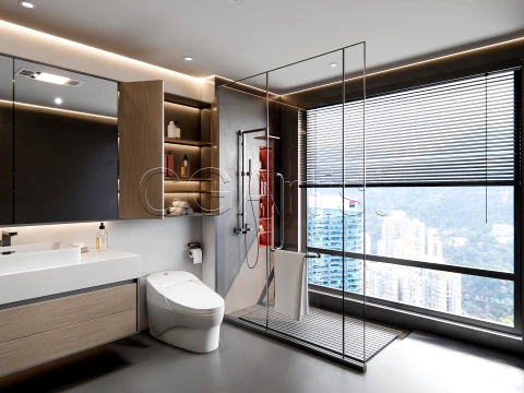Modern bathroom 8 3D Model