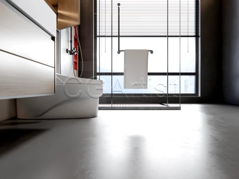 Modern bathroom 8 3D Model