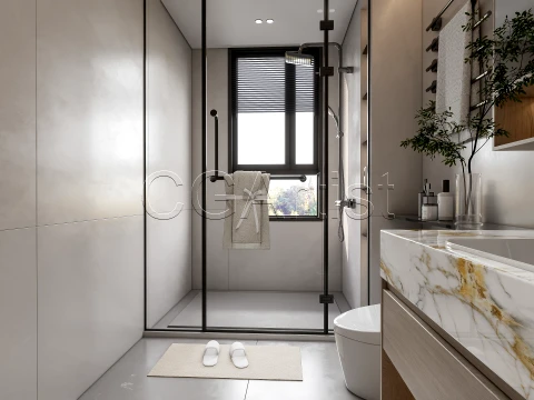 Modern bathroom 10 3D Model