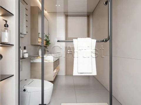 Modern bathroom 10 3D Model