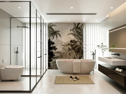 Modern bathroom 13 3D Model