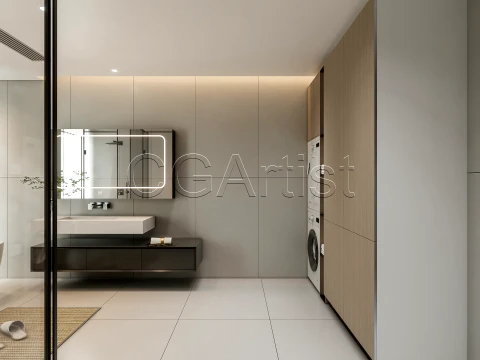 Modern bathroom 13 3D Model