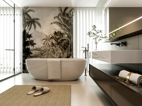 Modern bathroom 13 3D Model