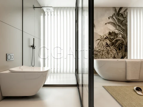 Modern bathroom 13 3D Model