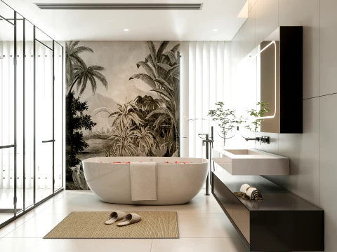 Modern bathroom 13 3D Model