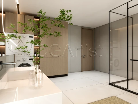 Modern bathroom 13 3D Model