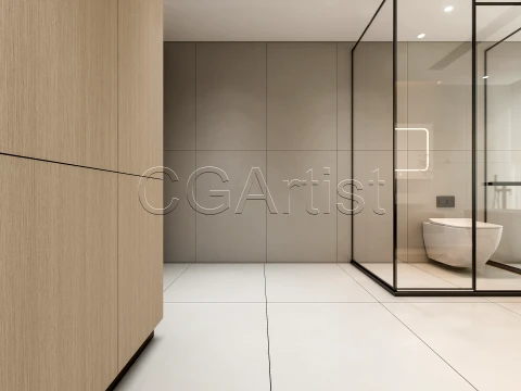 Modern bathroom 13 3D Model