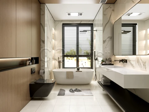 Modern bathroom 14 3D Model