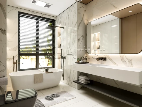 Modern bathroom 14 3D Model