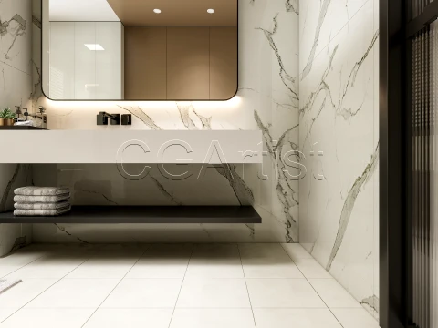 Modern bathroom 14 3D Model