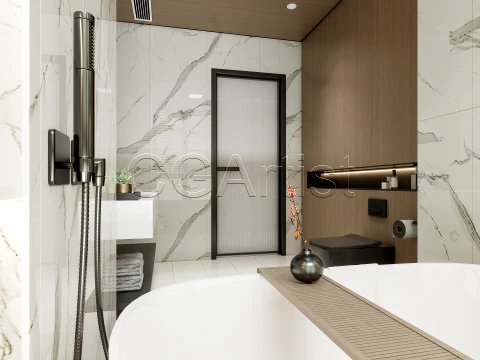 Modern bathroom 14 3D Model