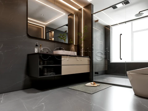 Modern bathroom 17 3D Model