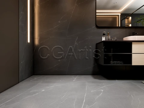 Modern bathroom 17 3D Model