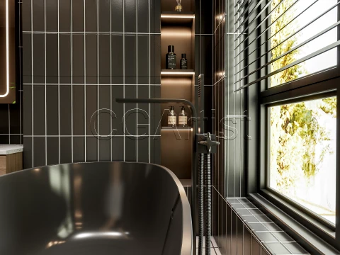 Modern bathroom 18 3D Model