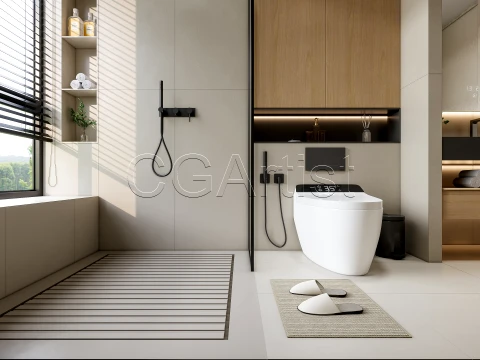 Modern bathroom 22 3D Model