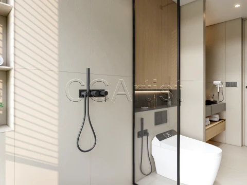 Modern bathroom 22 3D Model