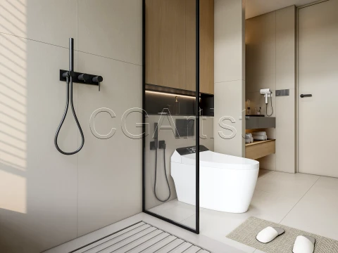 Modern bathroom 22 3D Model